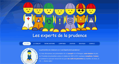 Desktop Screenshot of lesexpertsdelaprudence.fr