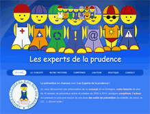 Tablet Screenshot of lesexpertsdelaprudence.fr